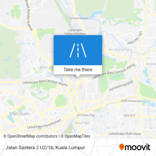 Jalan Sastera 2 U2/1b map