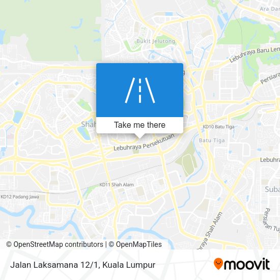 Jalan Laksamana 12/1 map