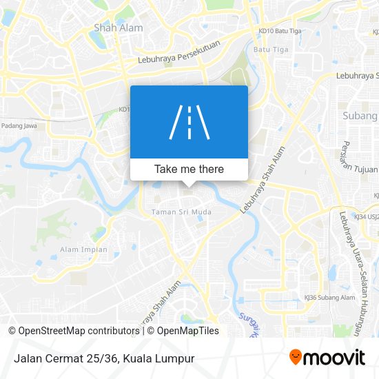 Peta Jalan Cermat 25/36