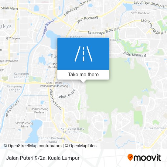 Peta Jalan Puteri 9/2a