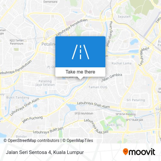 Peta Jalan Seri Sentosa 4