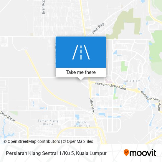 Persiaran Klang Sentral 1/Ku 5 map