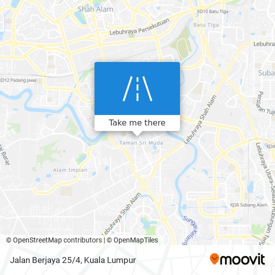 Peta Jalan Berjaya 25/4