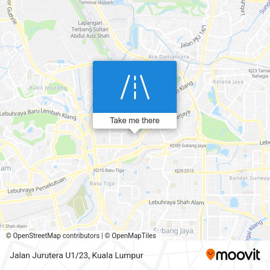 Peta Jalan Jurutera U1/23
