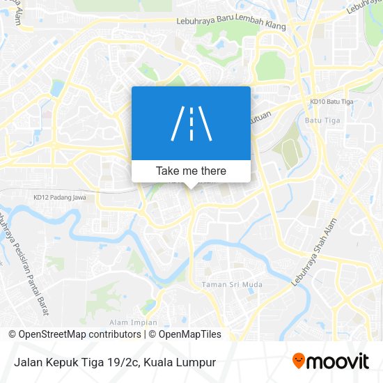 Peta Jalan Kepuk Tiga 19/2c
