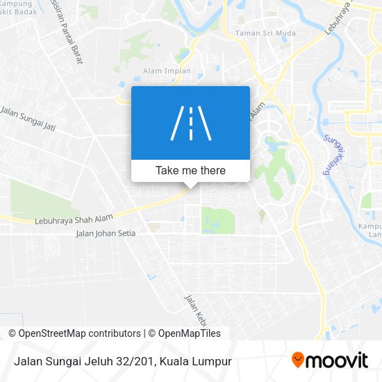 Peta Jalan Sungai Jeluh 32/201