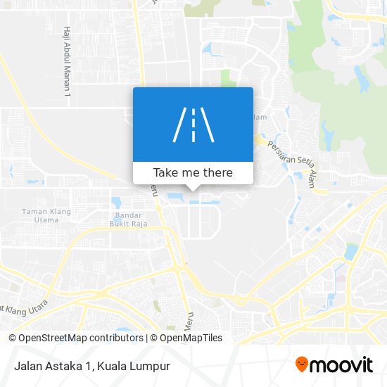 Jalan Astaka 1 map