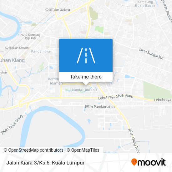 Peta Jalan Kiara 3/Ks 6