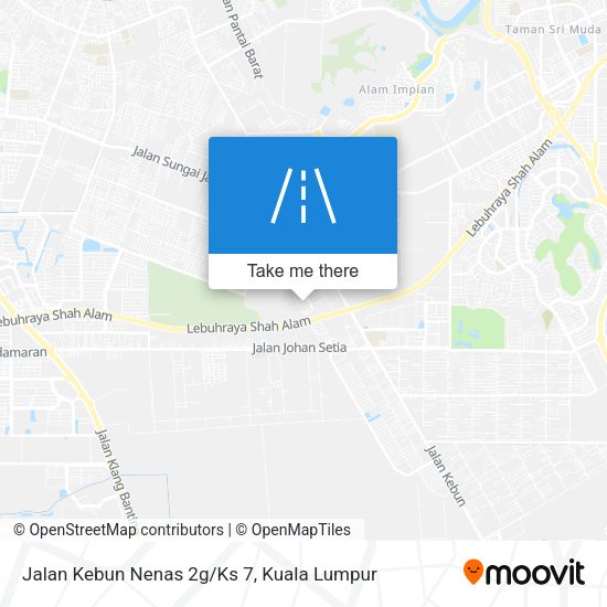 Jalan Kebun Nenas 2g/Ks 7 map