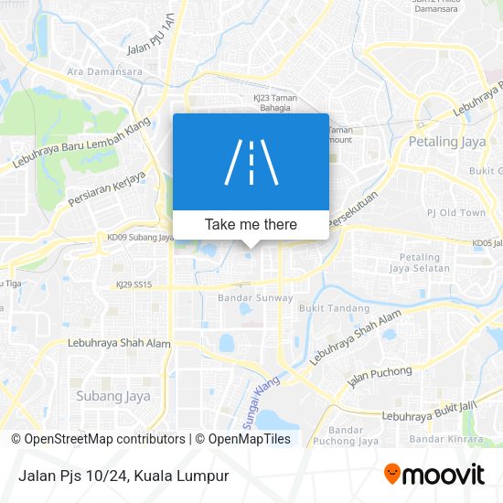 Jalan Pjs 10/24 map