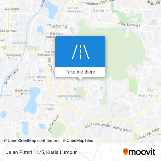 Jalan Puteri 11/5 map