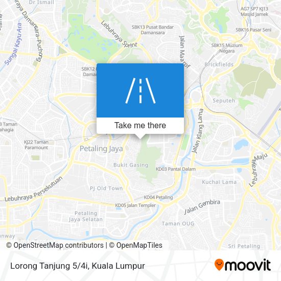 Peta Lorong Tanjung 5/4i