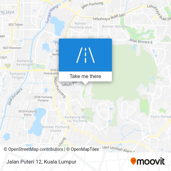 Peta Jalan Puteri 12