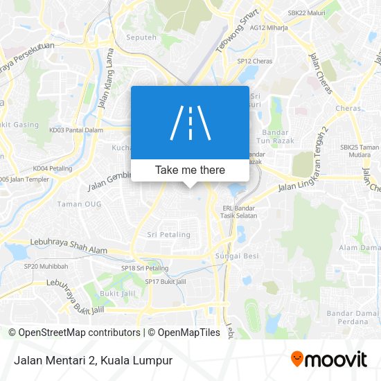 Peta Jalan Mentari 2