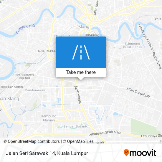 Jalan Seri Sarawak 14 map