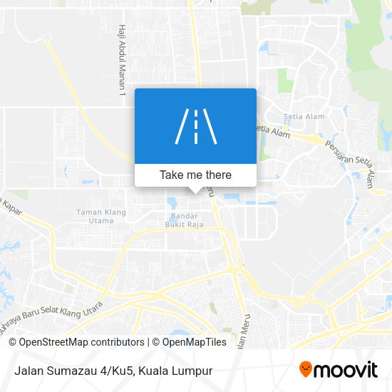 Jalan Sumazau 4/Ku5 map