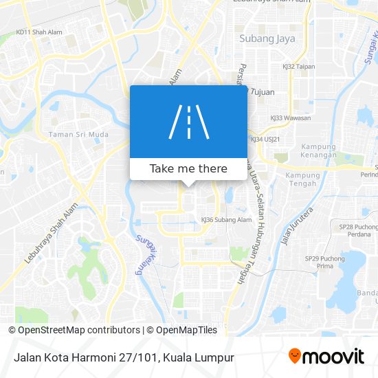 Jalan Kota Harmoni 27/101 map