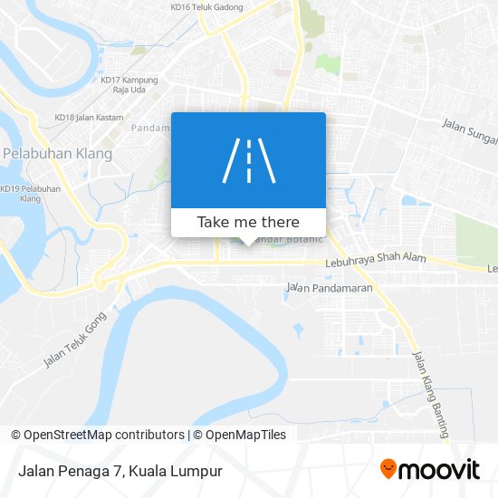 Peta Jalan Penaga 7