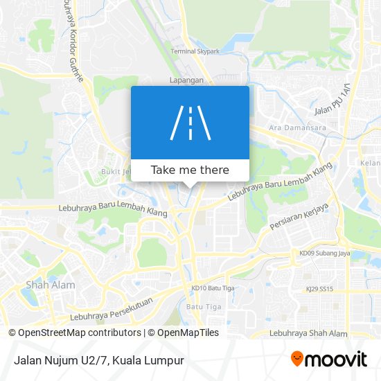 Jalan Nujum U2/7 map