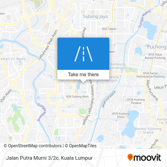 Jalan Putra Murni 3/2c map