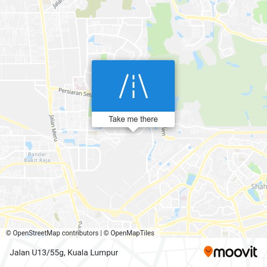 Peta Jalan U13/55g