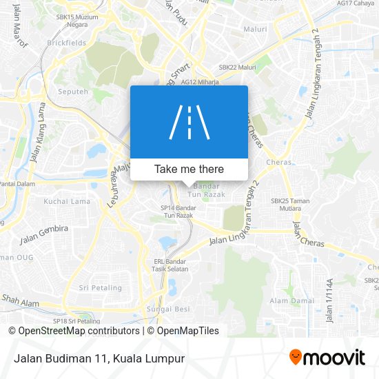 Jalan Budiman 11 map