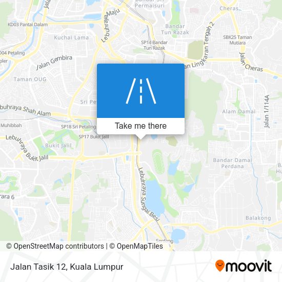 Peta Jalan Tasik 12