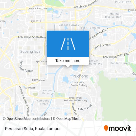 Peta Persiaran Setia