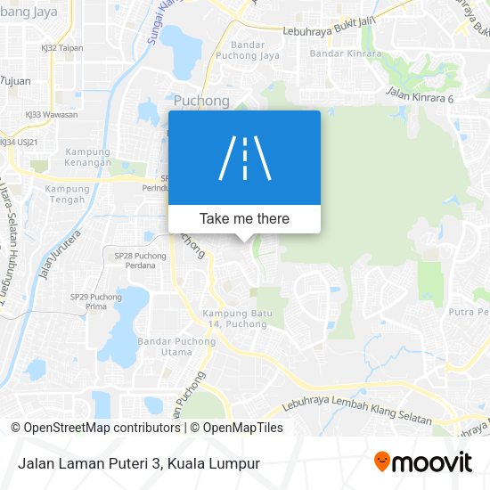 Jalan Laman Puteri 3 map