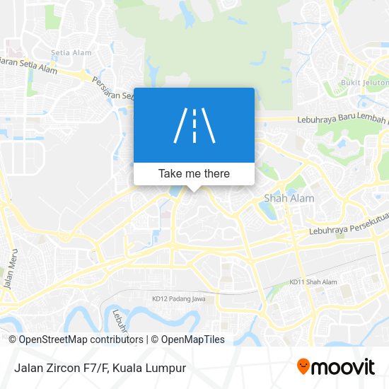 Jalan Zircon F7/F map