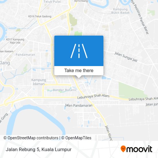 Peta Jalan Rebung 5