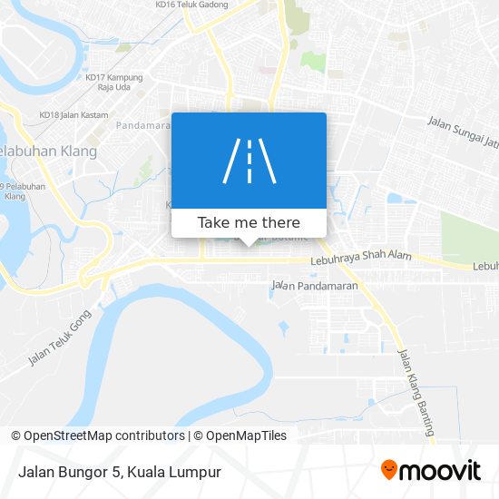 Peta Jalan Bungor 5