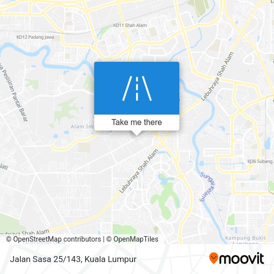 Peta Jalan Sasa 25/143