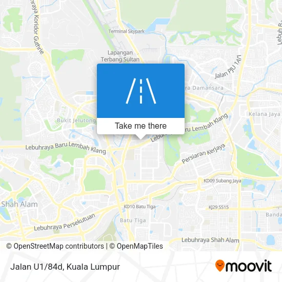 Jalan U1/84d map