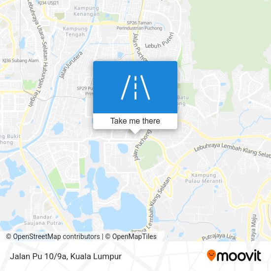 Peta Jalan Pu 10/9a