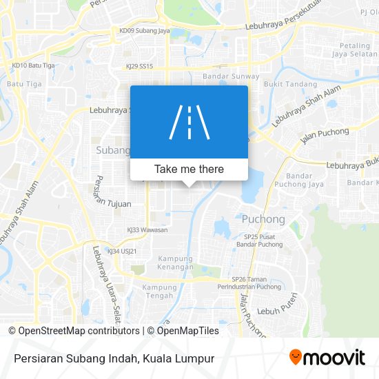 Persiaran Subang Indah map