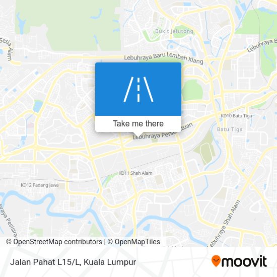 Peta Jalan Pahat L15/L