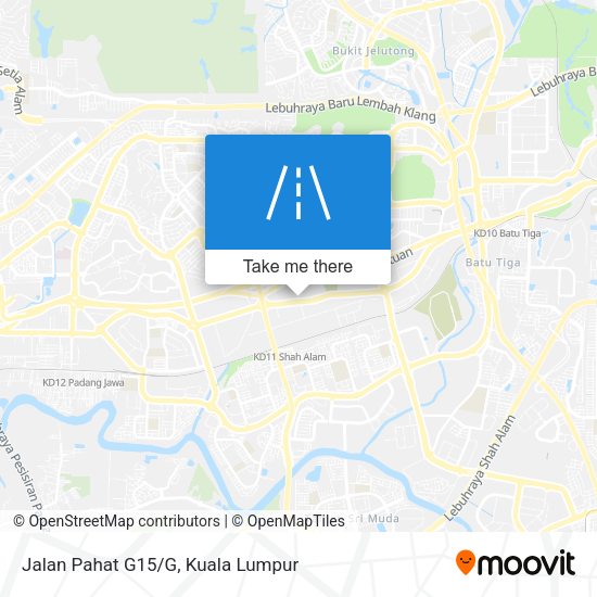 Jalan Pahat G15/G map