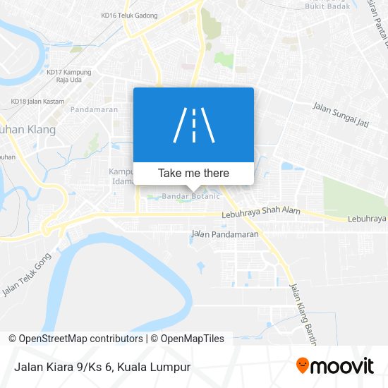 Peta Jalan Kiara 9/Ks 6