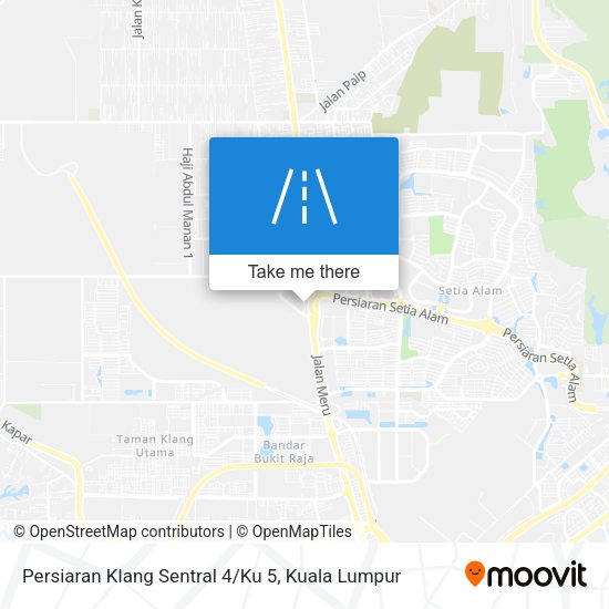 Persiaran Klang Sentral 4/Ku 5 map