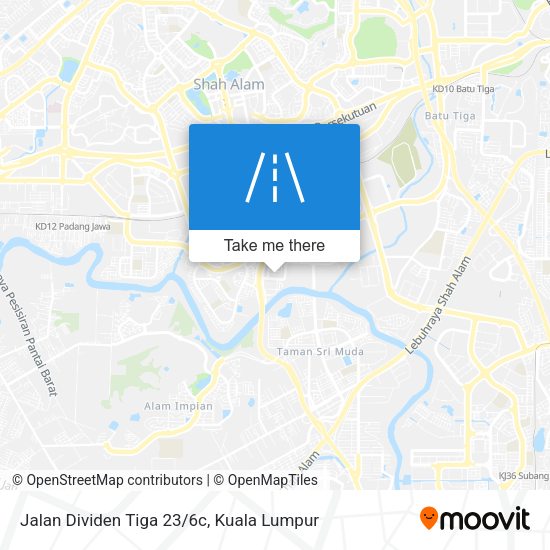 Jalan Dividen Tiga 23/6c map