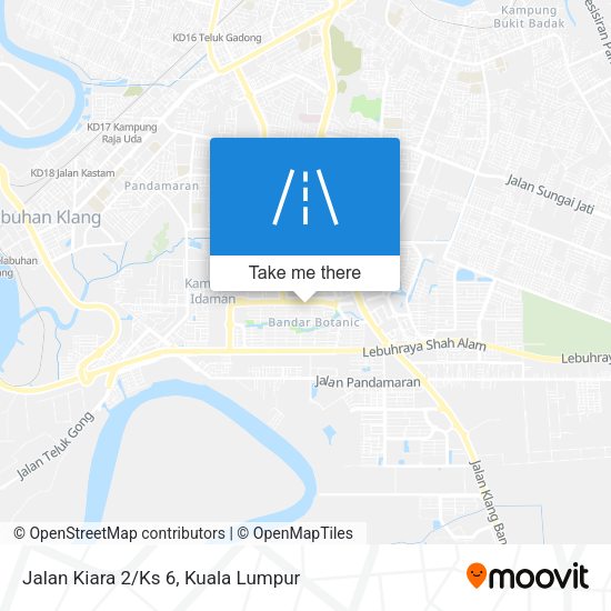 Peta Jalan Kiara 2/Ks 6