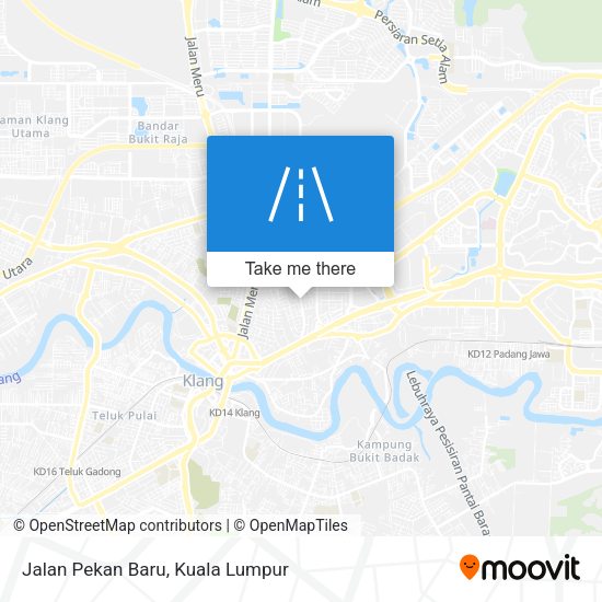 Jalan Pekan Baru map