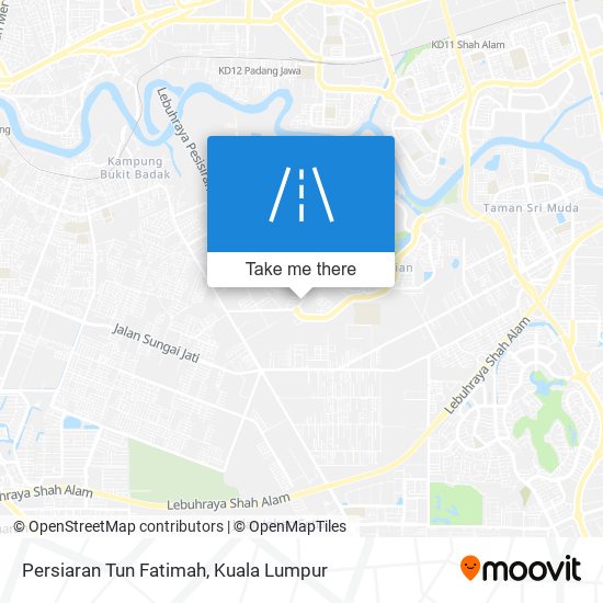 Peta Persiaran Tun Fatimah