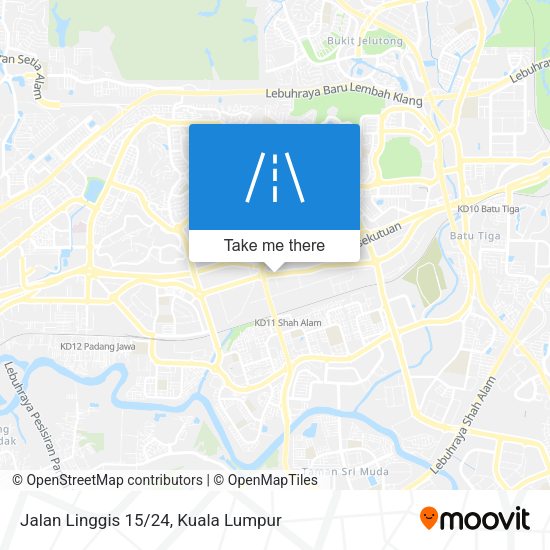 Jalan Linggis 15/24 map