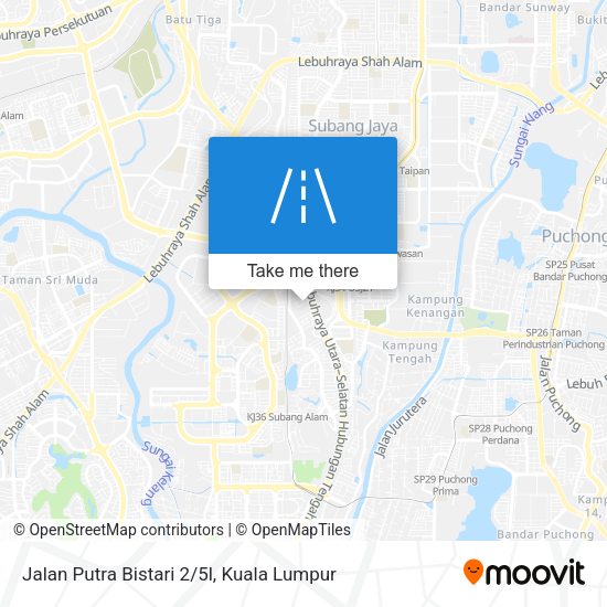 Peta Jalan Putra Bistari 2/5l
