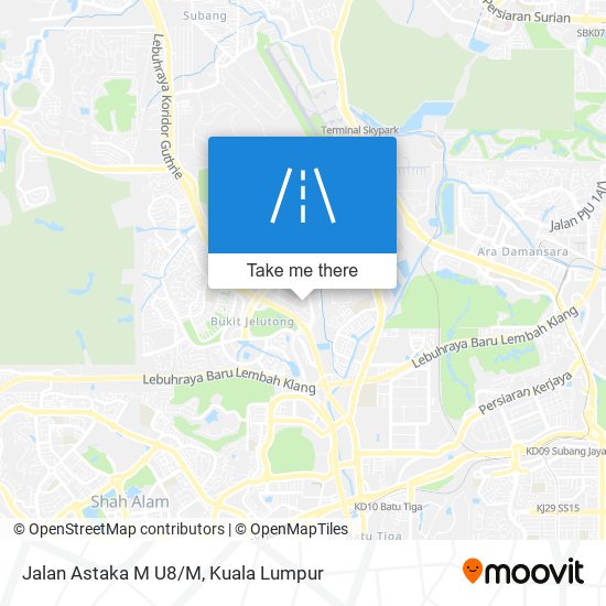 Peta Jalan Astaka M U8/M