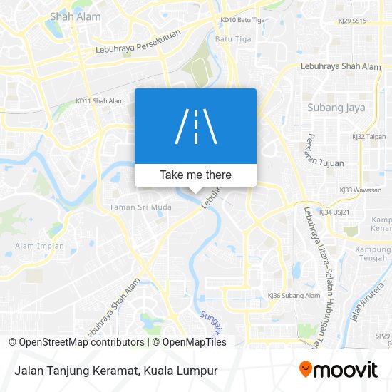 Jalan Tanjung Keramat map