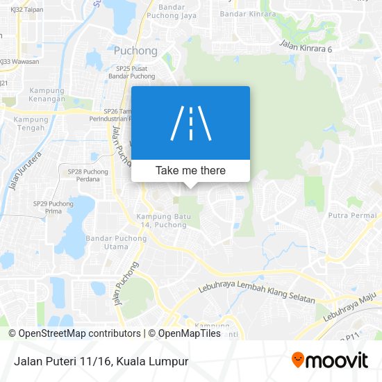 Jalan Puteri 11/16 map