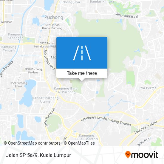 Jalan SP 5a/9 map